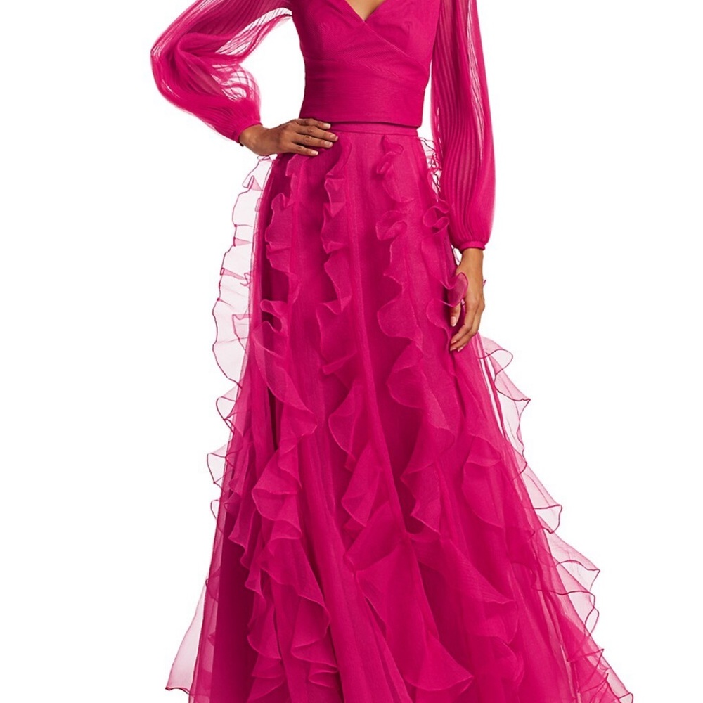 Flor Et. Al Vera Cruz Ruffled Ball Gown Skirt NWT